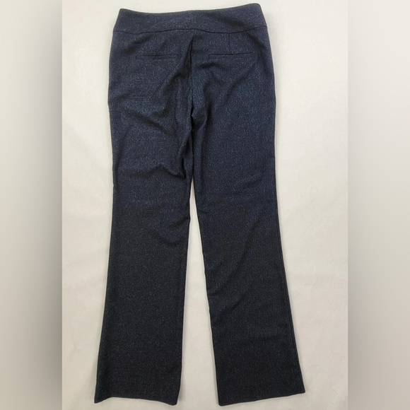 Ann Taylor Women's Dress/Career Pants Size 8 curvy Blue Speck Slash Pockets - Picture 4 of 8